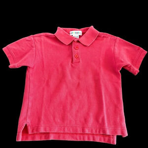 Vintage Gymboree Boys Medium 3-4 years Red Polo Shirt Cotton Short Sleeve 1998